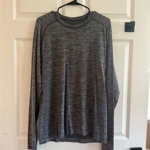 lululemon athletica Charcoal Long Sleeve Tee